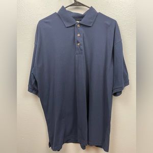 Men navy blue polo sz xl